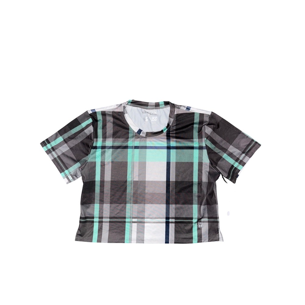 Eleven Venus Williams x K-Swiss Plaid Crop Top‎ Preppy Athleisure Y2K